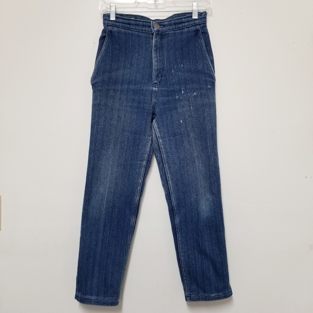 Vintage Wrangler Women's High Waisted Blue Jeans - Picture 2 of 7